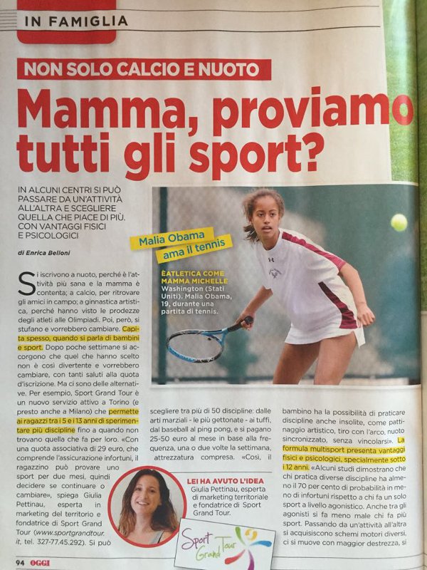 Sport Grand Tour Oggi Settembre 2016